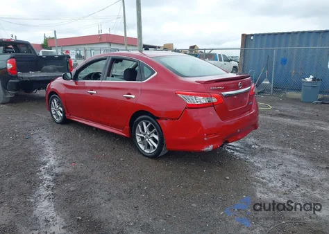 2013 Nissan Sentra Sr z USA, uszkodzony, nr VIN 3N1AB7AP1DL743541